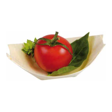 FINGERFOOD - miseczka drewniana 70x45mm ŁÓDKA op. 50 sztuk