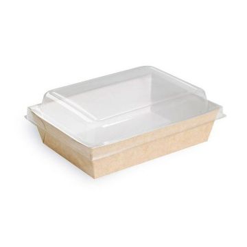 Pokrywka PET do tacki brązowej 850ml op. 20 szt