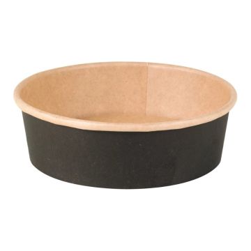 Bowl fi.150mm KRAFT/ BLACK 700ml 45pcs. (k/8)