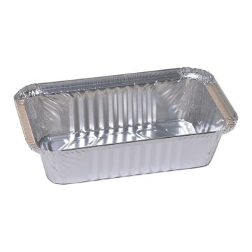 Foremka aluminiowa 220-R42L 675ml 200x120x45mm do zamykania op.100 sztuk