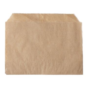 Torebka frytki 140x100mm brązowa 35+6PE op.200szt.duża (k/10) TnP