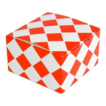 Pudełko kratka burger, kurczak 130x130x80mm 