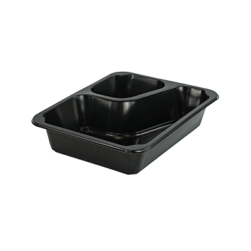T B 227/178/2C H5 GW heat-seal op.50pcs height 5cm black, bipartite COLT-2, plain TnP - reinforced corners (k/8) MULTI-PURPOSE