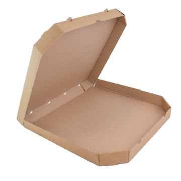 Pizza boxes 32x32cm, 100pcs cut corners h=3,5cm, Greyish Wave E TnP