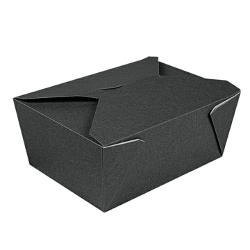 TAKEOUT BOX 19,6x14x9cm 2880ml black, op.50pcs. (k/4)