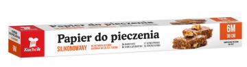 Papier do wypieków 6m BOX KUCHCIK silkonowany (k/28)