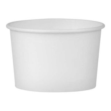 Miseczka PAP/BIO do lodów 245ml biała op.25szt. śr.95mm (k/24)