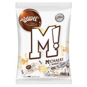 Cukierki czekoladowe WAWEL Michałki białe, 1kg