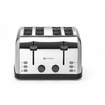 Toaster for 4 toasts, 240V/1500W, 295x335x(H)180mm