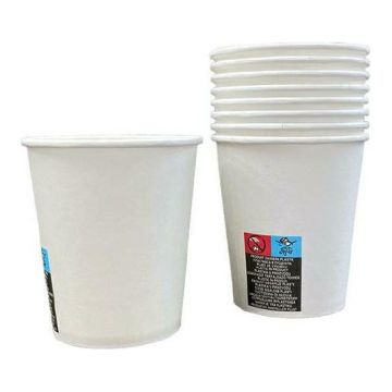 Kubek PAP/PE SW 180ml biały a.100szt SUP (k/20) śr.70mm, TnP