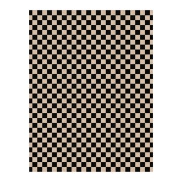 Papier pakowy 38+0 28x34cm kratka czarna kraft op.1000szt. tłuszczoodporny (k/4) PFAS Free