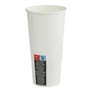 Kubek PAP/PE SW 500ml biały SUP śr.90mm TnP op. 50 sztuk