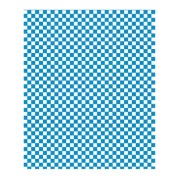 Papier pakowy 35+0 28x34cm kratka niebieska op.1000szt. tłuszczoodporny (k/4) PFAS Free