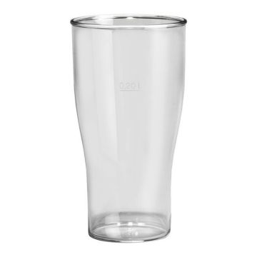 DRINK SAFE szklanka SAN transparentna 200ml op. 5 sztuk