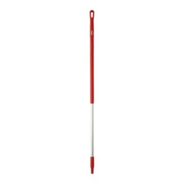VK ERGONOMIC HANDLE RED 1,3m 1szt. holder for brushes, squeegees, red