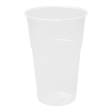 PP cup 0.5l pack of 50 pcs. (box/20) TnP REUSABLE