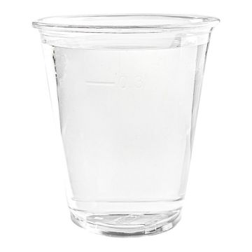 PET cup 0,3l diameter 95mm 50pcs.  (k/24) 300/425ml plain, without embossing TnP SUP