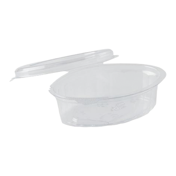 PET sauce boat with lid, 30 ml, pack of 100 (24 per case) TnP