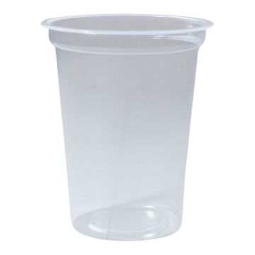 Kubek PP do zgrzewu 0,42l fi 95mm transparent op.800szt. WIELORAZOWE