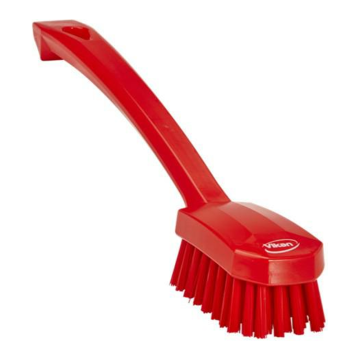 VK SMALL UTILITY BRUSH RED Sink cleaning brush, red
