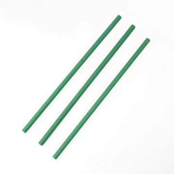 Paper straws dia.6mm length 19,7cm GREEN pack of 100 (box/55) TnG