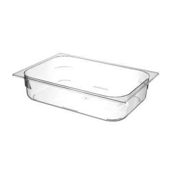 Transparent polycarbonate ice cream tray sty 360x250x(H)80 mm
