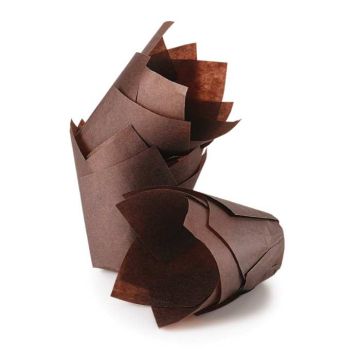 Mini Tulip cups brown
