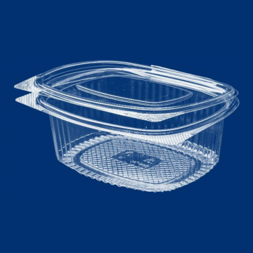 Oval container 750ml PET salad, 50 pieces