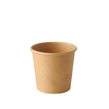 Paper sauce container 90ml KRAFT 60mm diameter, pack of 50 pcs