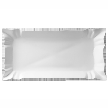 Tacka papierowa biała 14x25cm op.100szt.