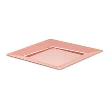 PS 270mm premium rectangular plate ESTIVO op.25pcs. (k/4) peach REUSABLE