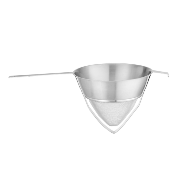Chinese conical sieve with mesh reinforced 250mm dia.