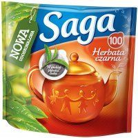 Herbata Saga Ekspresowa, 100 torebek, op. 1 szt.