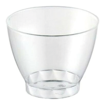 FINGERFOOD PS cup TIME 280 ml 93 x 69 mm, pack of 12 (24 per case) transparent