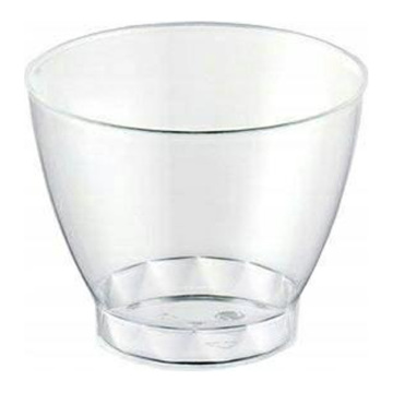 FINGERFOOD PS cup TIME 75 ml 57 x 46 mm, pack of 24 (k/20) transparent