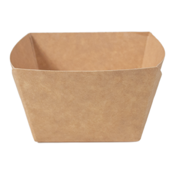 Miseczka PAP do lodów 245ml kraft op.50szt. 60x60x50mm (k/26) NO PLASTIC