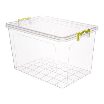 Food container reusable 35L, transparent STRONGBOX, price per 1 piece