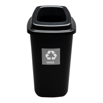 28 litre Sort Bin for separate collection of OTHER, black lid (k/8)