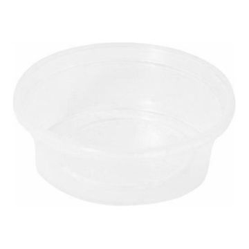 Saucepan di.70,3mm PP (POT50C) 50ml pack of 100 (box/10) transparent, REUSABLE