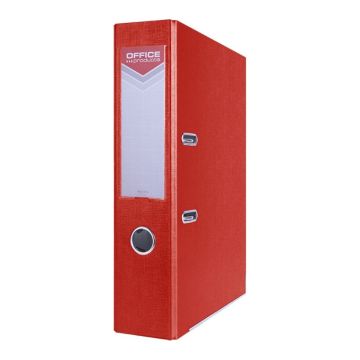 Binder OFFICE PRODUCT Officer with reinforced edge, A4/75mm, red
