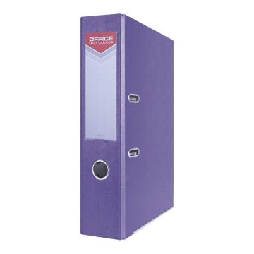 Binder OFFICE PRODUCT Officer with reinforced edge, A4/75mm, purple