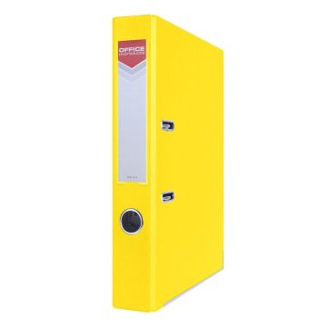Binder OFFICE PRODUCT Officer with reinforced edge, A4/55mm, yellow