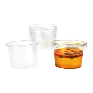 Saucepan fi.70,3mm PP (POT100C) 100ml op.100szt. (k/10) reusable