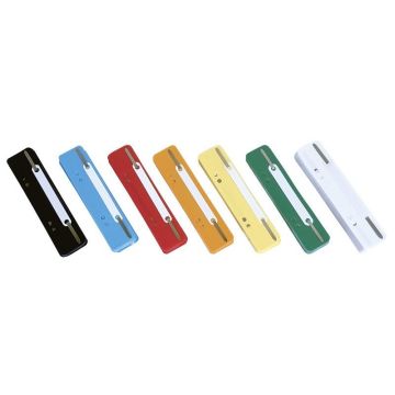 File Fasteners DONAU, PP, metal strip, 25pcs, assorted colours