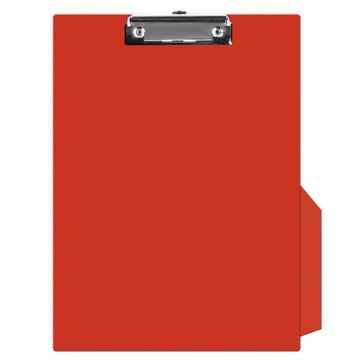 Clipboard Q-CONNECT Board, with a clip, PVC, A4, red