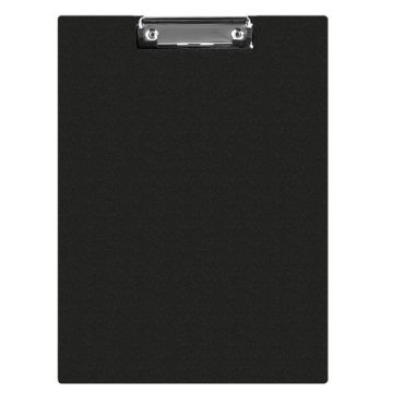 Clipboard DONAU File, PP, A4, with a clip, black