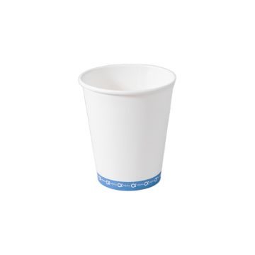 PAP/BIO cup SW 180ml white op.50pcs. (k/30) dia.70mm. 7oz. Alpha PLASTIC FREE