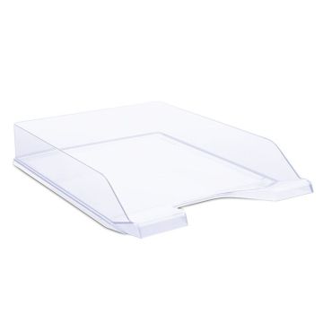 Desktop Letter Tray DONAU, polystyrene, A4, standard, clear
