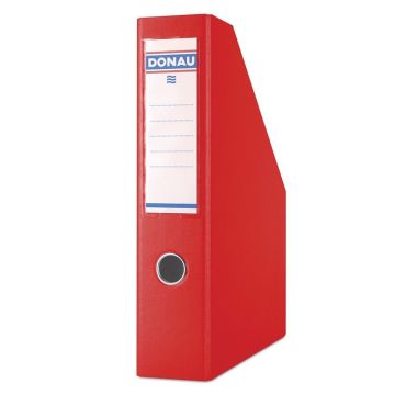 Magazine File Rack DONAU, PP, A4/75mm, red