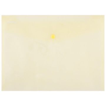 Envelope Wallet DONAU press stud, PP, A4, 180 micron, yellow